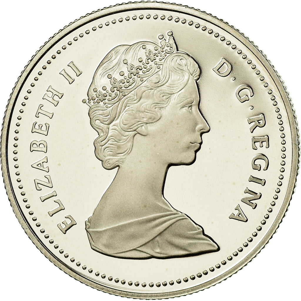 Coin, Canada, Elizabeth II, 50 Cents, 1986, Royal Canadian Mint, Ottawa, Proof