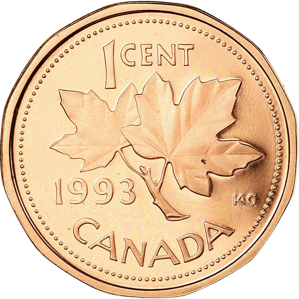 Münze, Kanada, Elizabeth II, Cent, 1993, Royal Canadian Mint, Ottawa, Proof