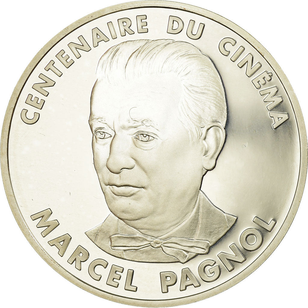 Coin, France, Marcel Pagnol, 100 Francs, 1995, Paris, BE, MS(65-70), Silver