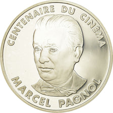 Coin, France, Marcel Pagnol, 100 Francs, 1995, Paris, BE, MS(65-70), Silver