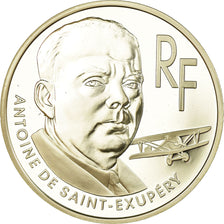 Coin, France, Antoine de Saint-Exupéry, 10 Francs, 2000, Paris, BE, MS(65-70)