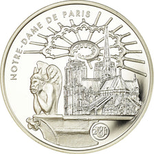 Monnaie, France, Notre-Dame de Paris, 10 Francs, 2001, Paris, BE, FDC, Argent
