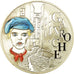 France, 1-1/2 Euro, Gavroche - Victor Hugo, 2002, BE, MS(65-70), Silver