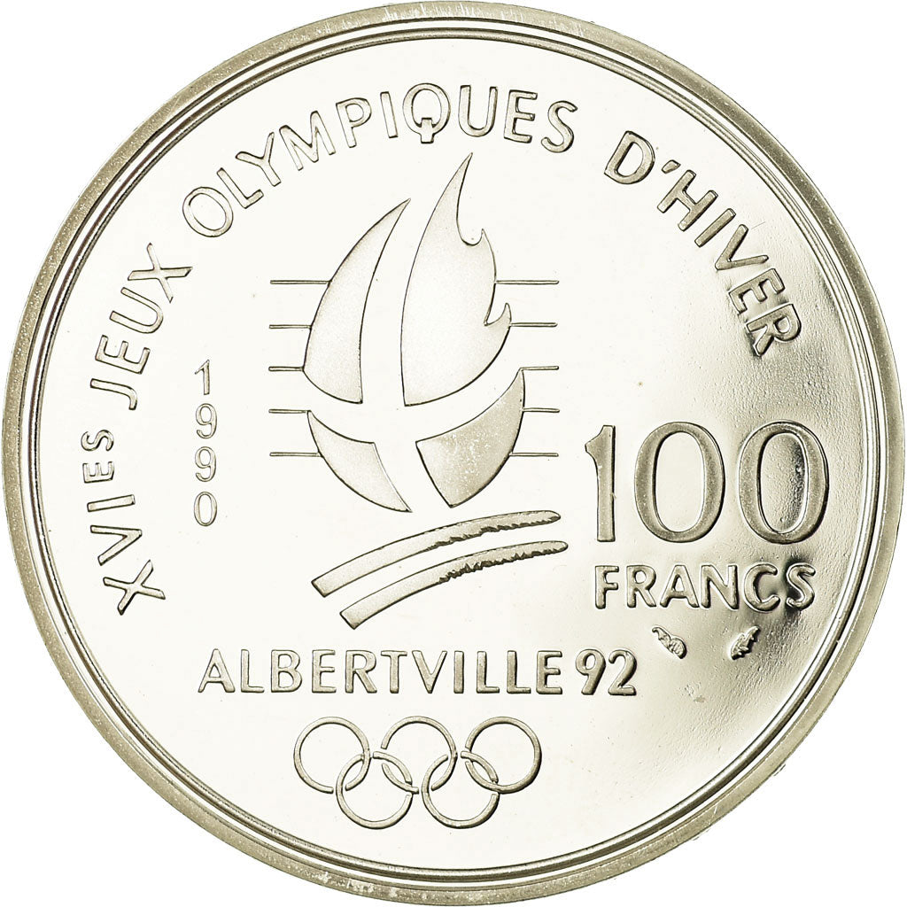 Moneda, Francia, 100 Francs, 1990, Proof, FDC, Plata, KM:983, Gadoury:C11