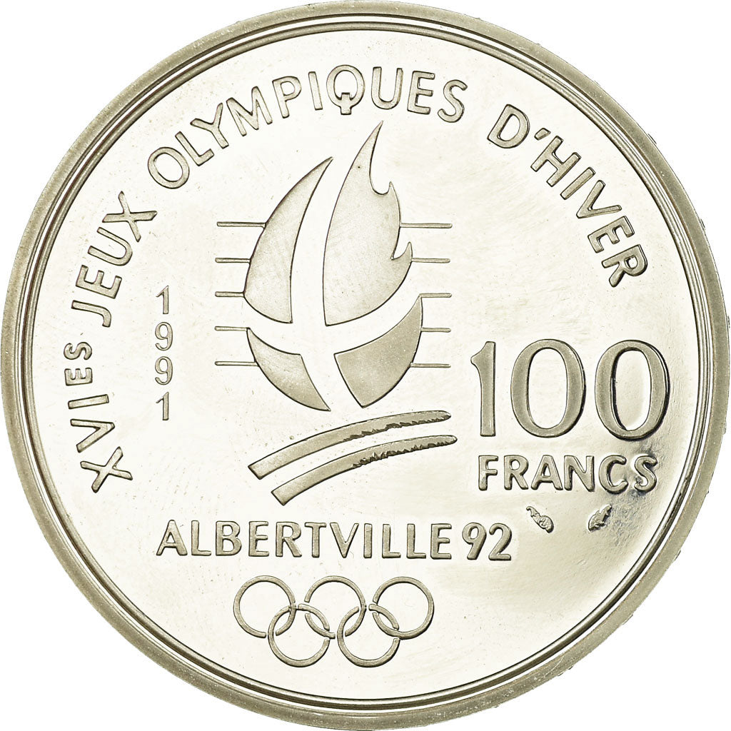 Coin, France, 100 Francs, 1991, BE, AU(55-58), Silver, KM:995, Gadoury:C20