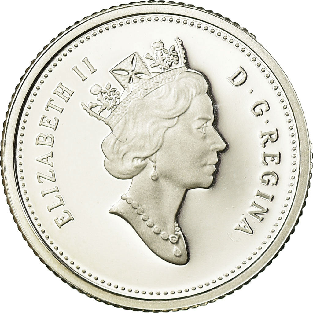 Coin, Canada, Elizabeth II, 10 Cents, 1998, Royal Canadian Mint, Ottawa, Proof