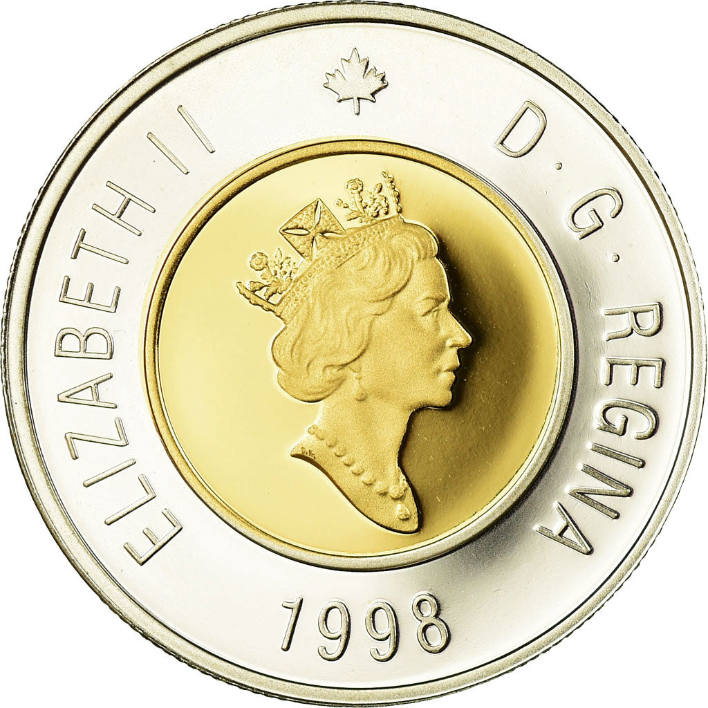 Coin, Canada, Elizabeth II, 2 Dollars, 1998, Royal Canadian Mint, Ottawa, Proof