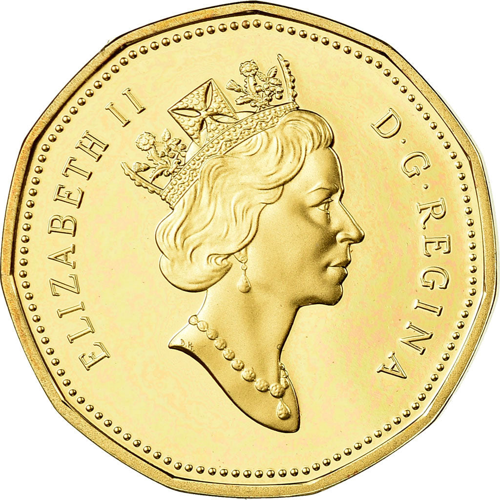 Coin, Canada, Elizabeth II, Dollar, 1992, Royal Canadian Mint, Ottawa, Proof