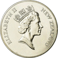 Moeda, Nova Zelândia, Elizabeth II, 5 Dollars, 1997, MS(65-70), Cobre-níquel