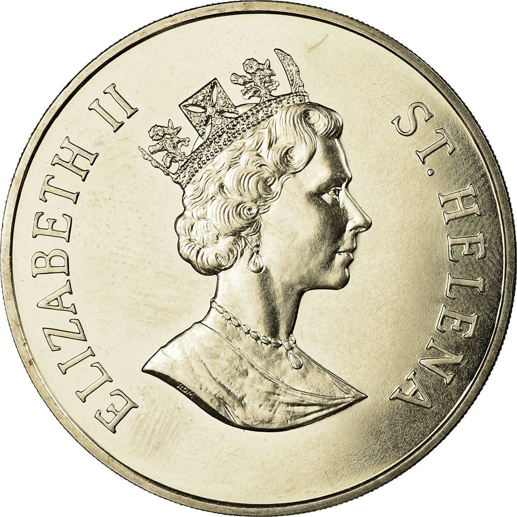Coin, Saint Helena, Elizabeth II, 50 Pence, 1998, British Royal Mint, MS(65-70)