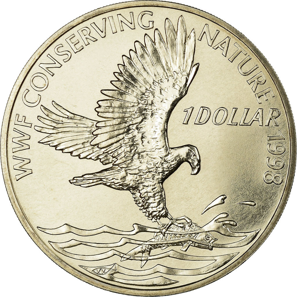 Coin, Solomon Islands, Dollar, 1998, MS(65-70), Copper-nickel, KM:64