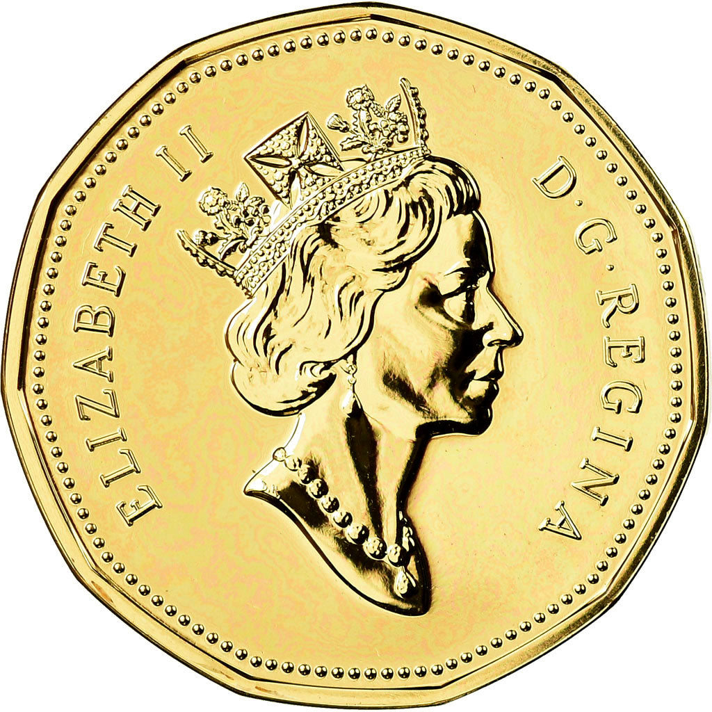 Coin, Canada, Elizabeth II, Dollar, 1993, Royal Canadian Mint, Ottawa