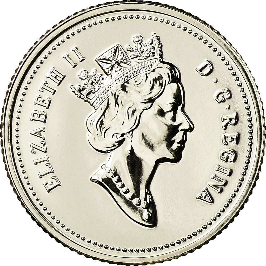 Moneda, Canadá, Elizabeth II, 10 Cents, 1993, Royal Canadian Mint, Ottawa, FDC