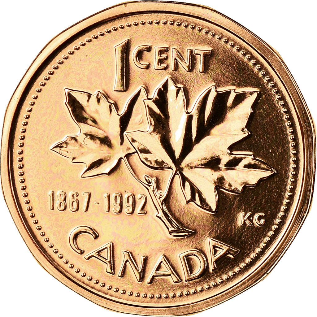 Moeda, Canadá, Elizabeth II, Cent, 1992, Royal Canadian Mint, Ottawa