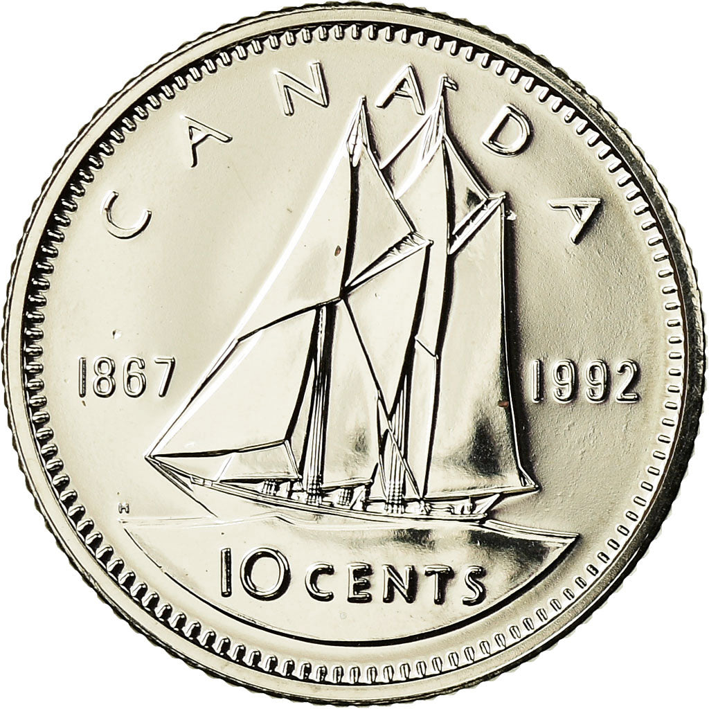 Monnaie, Canada, Elizabeth II, 10 Cents, 1992, Royal Canadian Mint, Ottawa, FDC