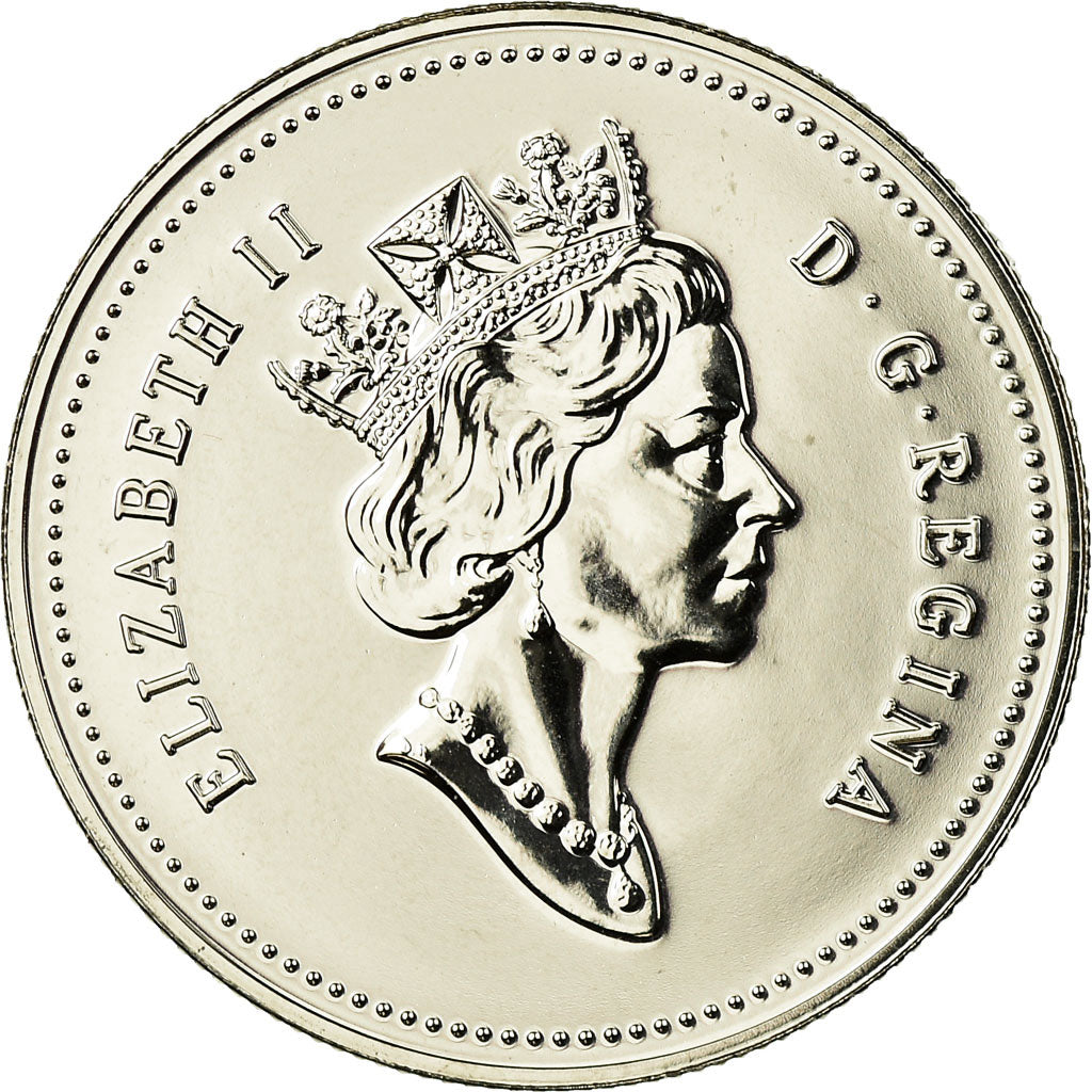Coin, Canada, Elizabeth II, 50 Cents, 1992, Royal Canadian Mint, Ottawa