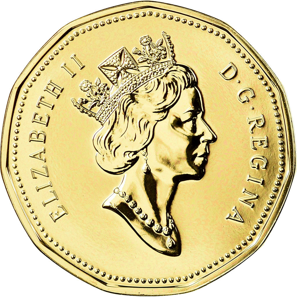 Coin, Canada, Elizabeth II, Dollar, 1992, Royal Canadian Mint, Ottawa