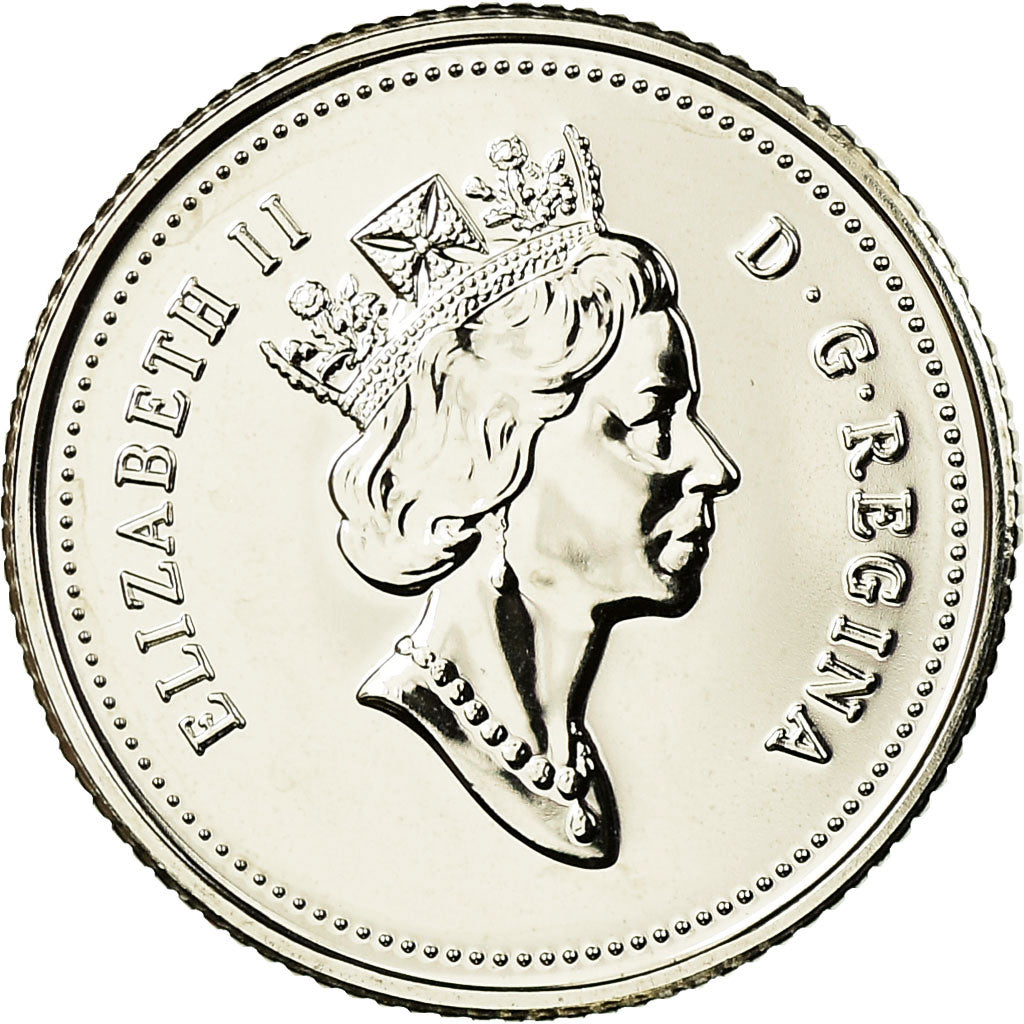 Coin, Canada, Elizabeth II, 10 Cents, 1991, Royal Canadian Mint, Ottawa