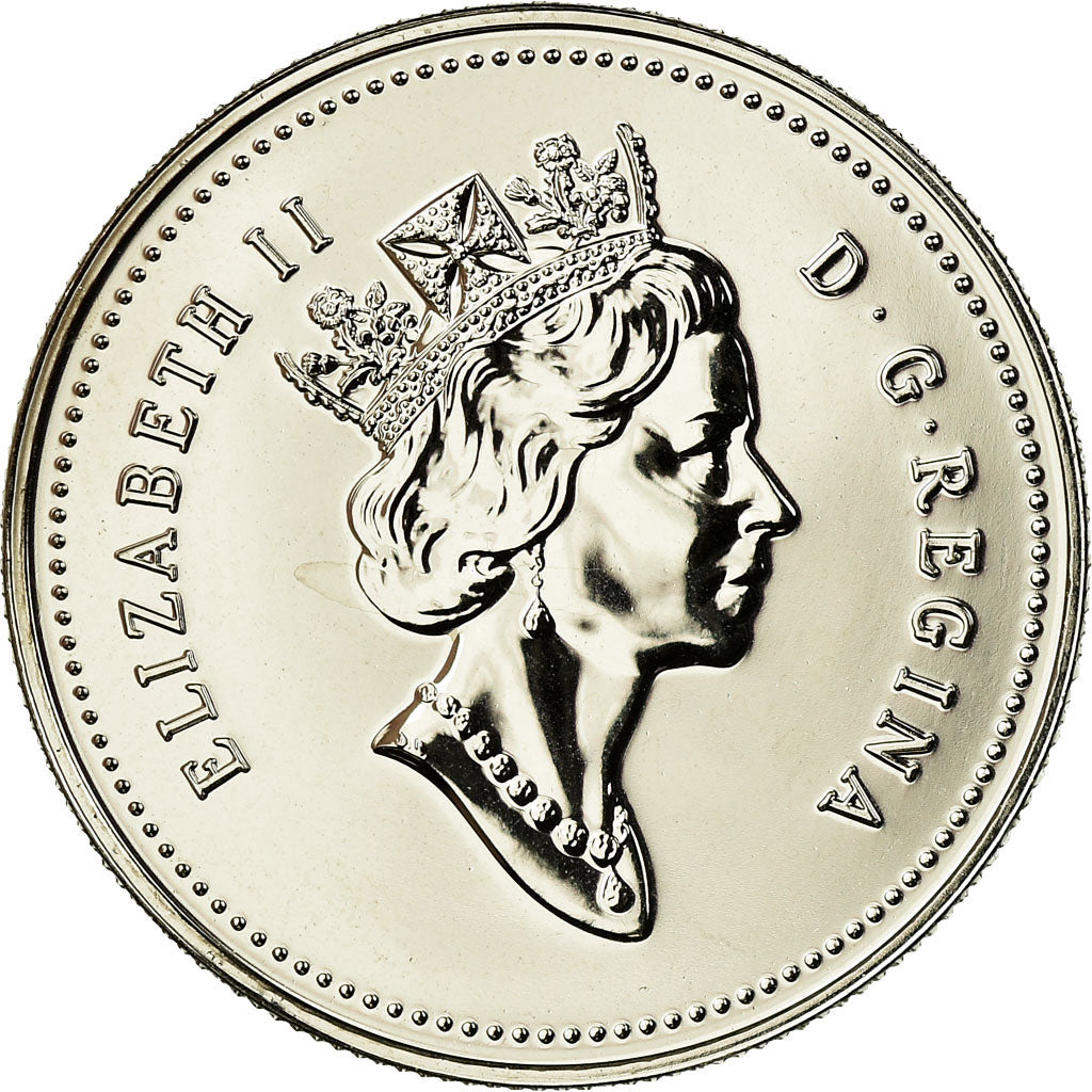 Coin, Canada, Elizabeth II, 50 Cents, 1991, Royal Canadian Mint, Ottawa
