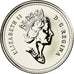 Coin, Canada, Elizabeth II, 25 Cents, 1990, Royal Canadian Mint, Ottawa
