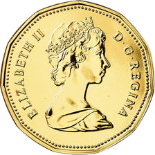 Coin, Canada, Elizabeth II, Dollar, 1989, Royal Canadian Mint, Ottawa
