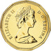 Coin, Canada, Elizabeth II, Dollar, 1989, Royal Canadian Mint, Ottawa