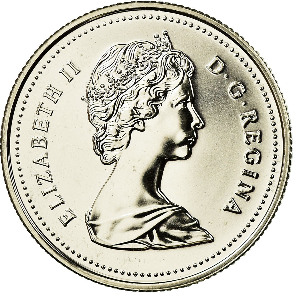 Münze, Kanada, Elizabeth II, 25 Cents, 1989, Royal Canadian Mint, Ottawa, UNZ