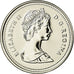 Coin, Canada, Elizabeth II, 5 Cents, 1988, Royal Canadian Mint, Ottawa