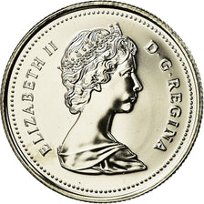 Coin, Canada, Elizabeth II, 25 Cents, 1988, Royal Canadian Mint, Ottawa