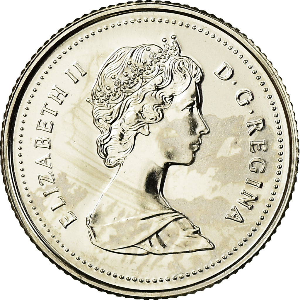 Münze, Kanada, Elizabeth II, 10 Cents, 1986, Royal Canadian Mint, Ottawa, STGL