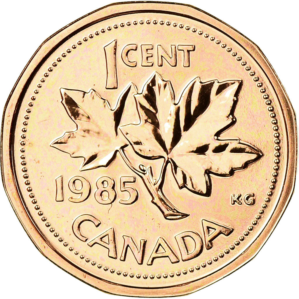 Coin, Canada, Elizabeth II, Cent, 1985, Royal Canadian Mint, Ottawa, MS(65-70)