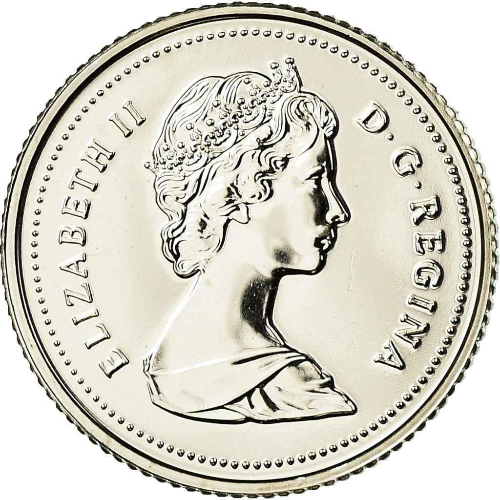 Coin, Canada, Elizabeth II, 10 Cents, 1985, Royal Canadian Mint, Ottawa