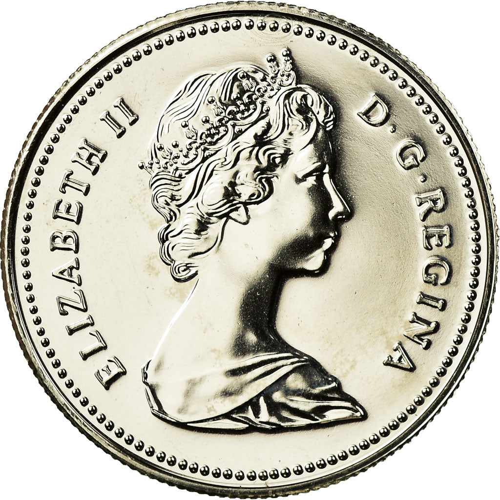 Coin, Canada, Elizabeth II, 50 Cents, 1985, Royal Canadian Mint, Ottawa
