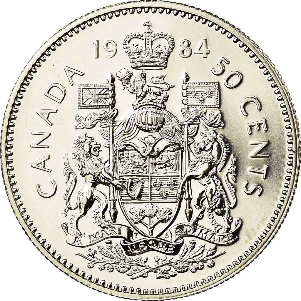 Munten, Canada, Elizabeth II, 50 Cents, 1984, Royal Canadian Mint, Ottawa, FDC