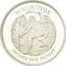 Moneta, Mauritius, 25 Rupees, 1977, Proof, FDC, Argento, KM:43a