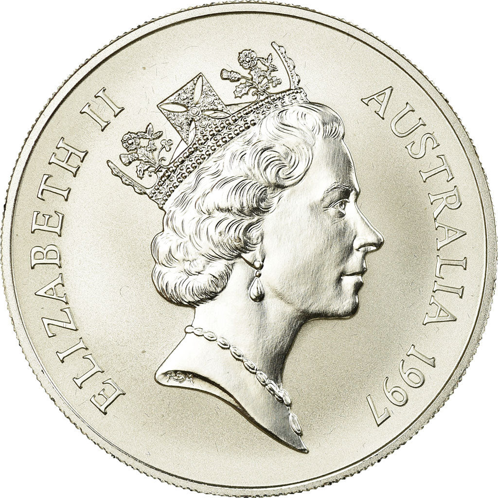 Coin, Australia, Elizabeth II, Dollar, 1997, Royal Australian Mint, Canberra