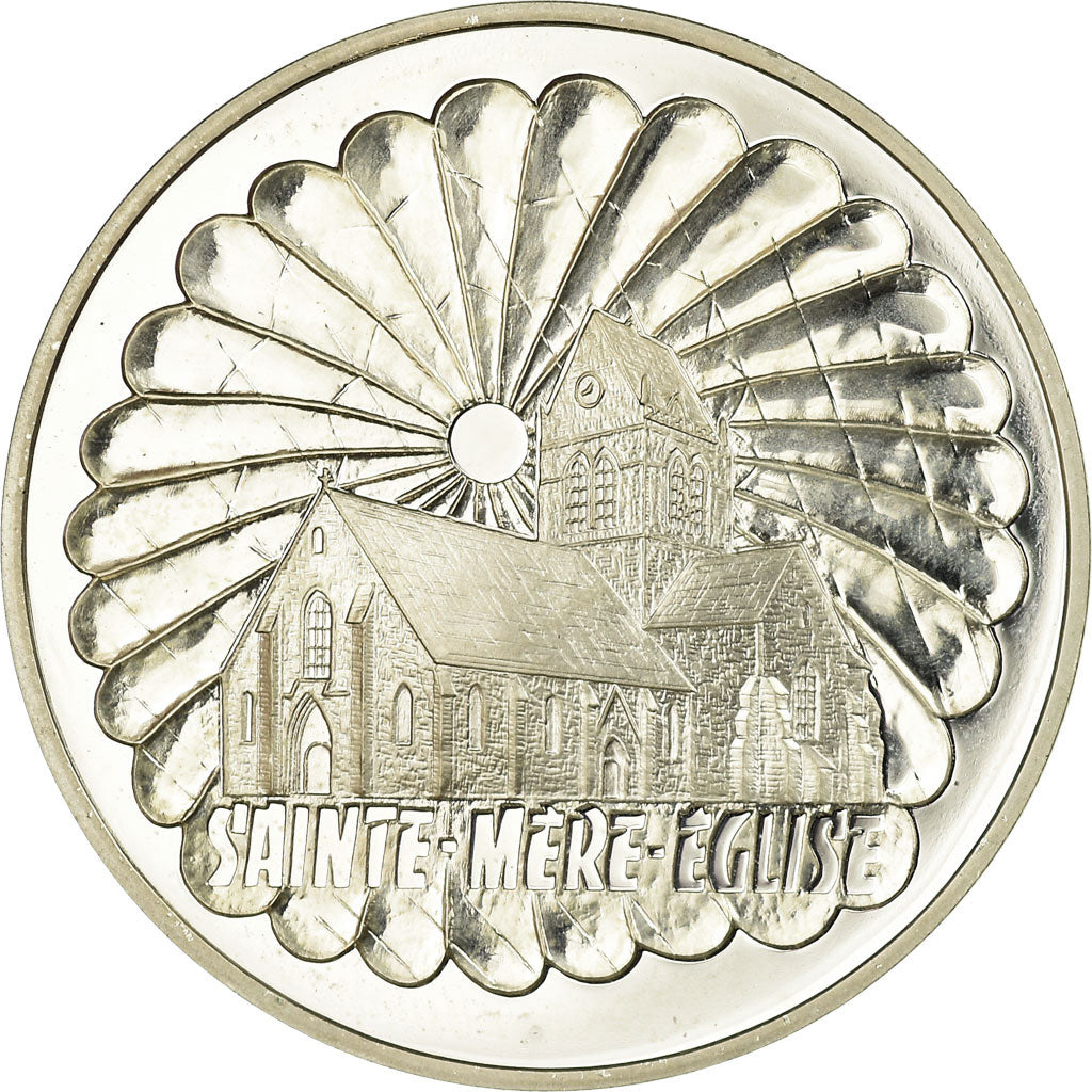 Coin, France, Sainte-Mère-Eglise, 100 Francs, 1994, ESSAI, MS(65-70), Silver