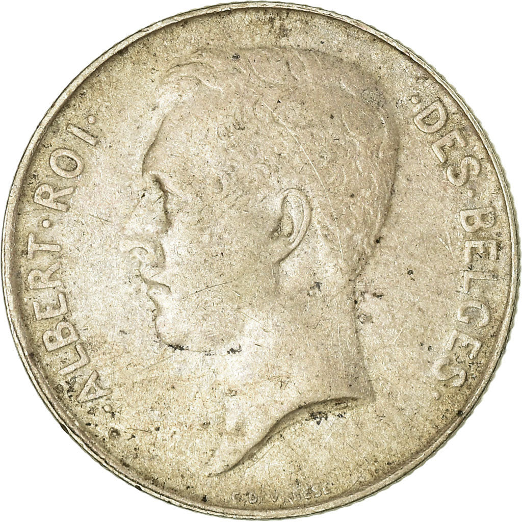 Coin, Belgium, Franc, 1914, VF(30-35), Silver, KM:72