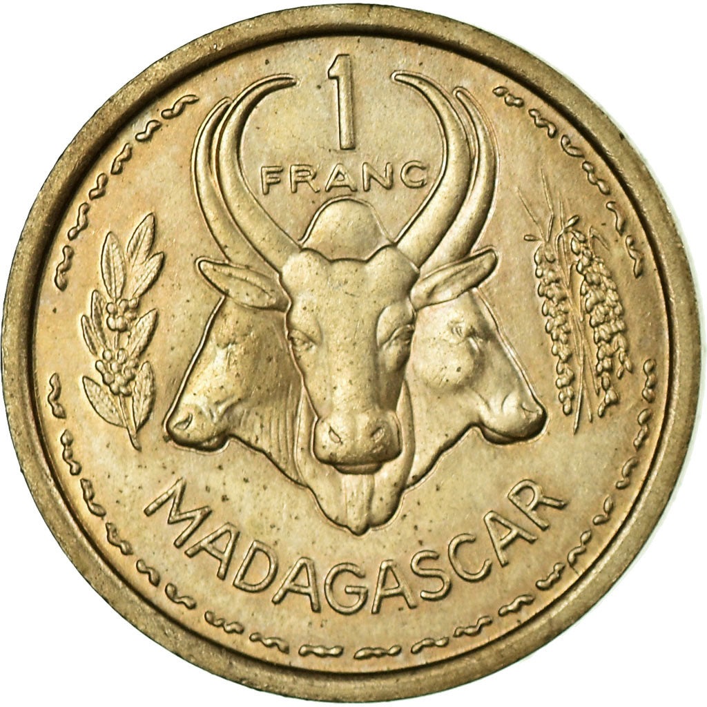 Münze, Madagascar, Franc, 1948, Paris, ESSAI, VZ, Copper-nickel, KM:E1