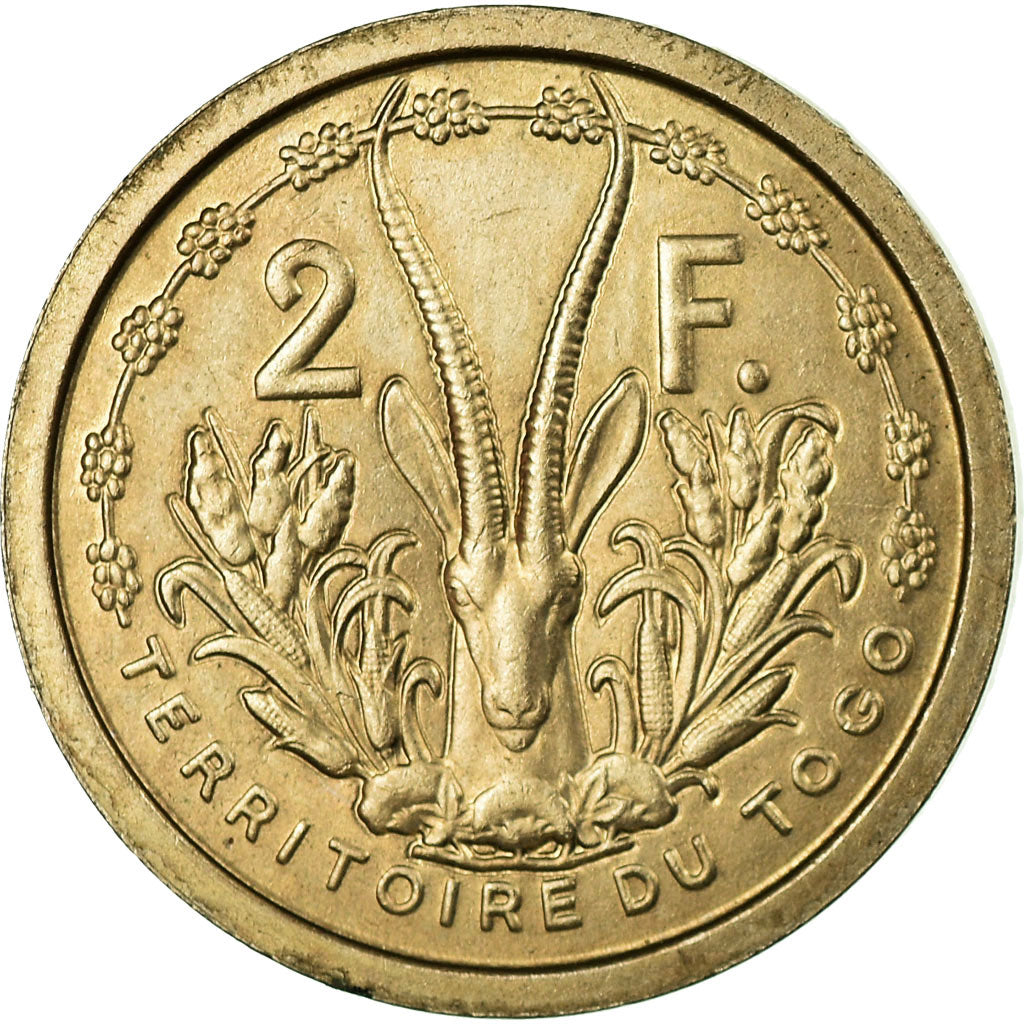 Moneta, Togo, 2 Francs, 1948, Paris, ESSAI, SPL, Rame-nichel, KM:E5, Lecompte:21