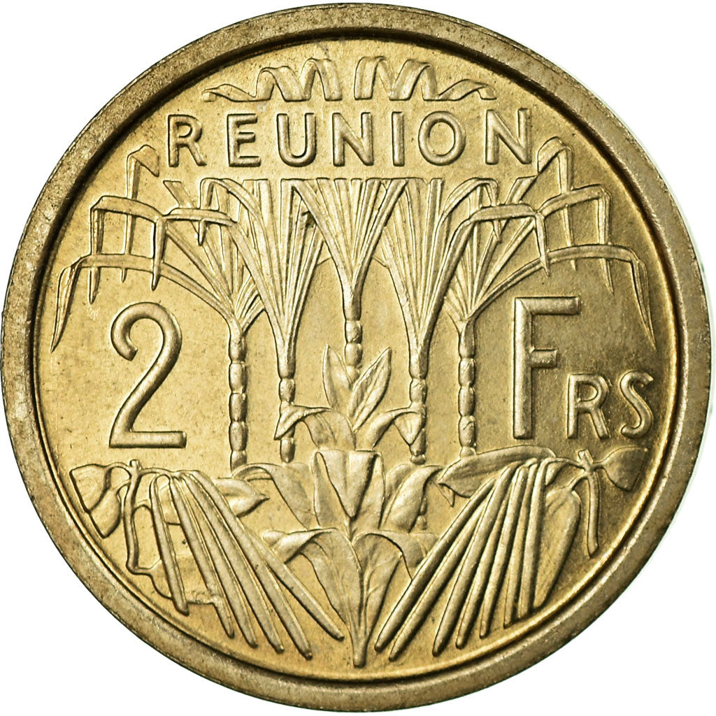 Coin, Réunion, 2 Francs, 1948, ESSAI, AU(55-58), Copper-nickel, KM:E4