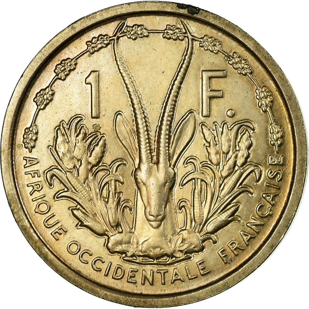 Moeda, África Ocidental Francesa, Franc, 1948, Paris, ENSAIO, AU(55-58)