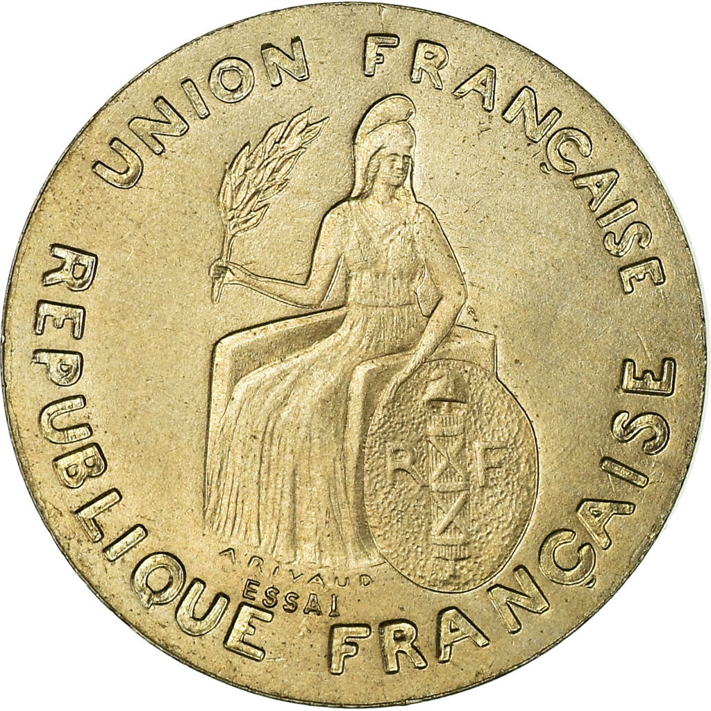 Münze, Neukaledonien, 50 Centimes, 1948, Paris, ESSAI, VZ, Nickel-Bronze, KM:E1