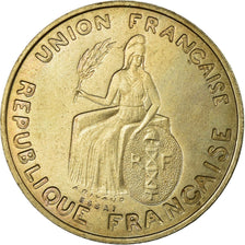 Coin, New Caledonia, Franc, 1948, Paris, ESSAI, AU(55-58), Nickel-Bronze, KM:E4