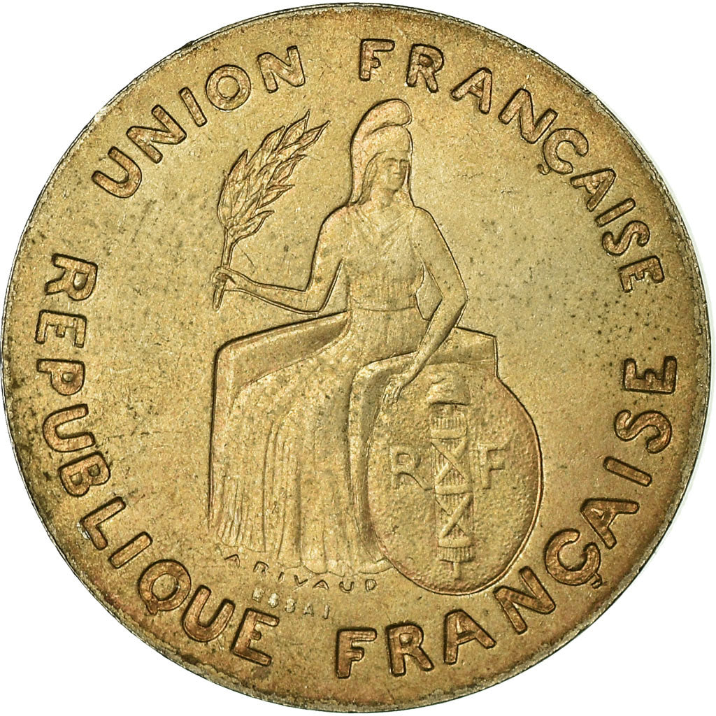 Coin, New Caledonia, 2 Francs, 1948, Paris, ESSAI, EF(40-45), Nickel-Bronze