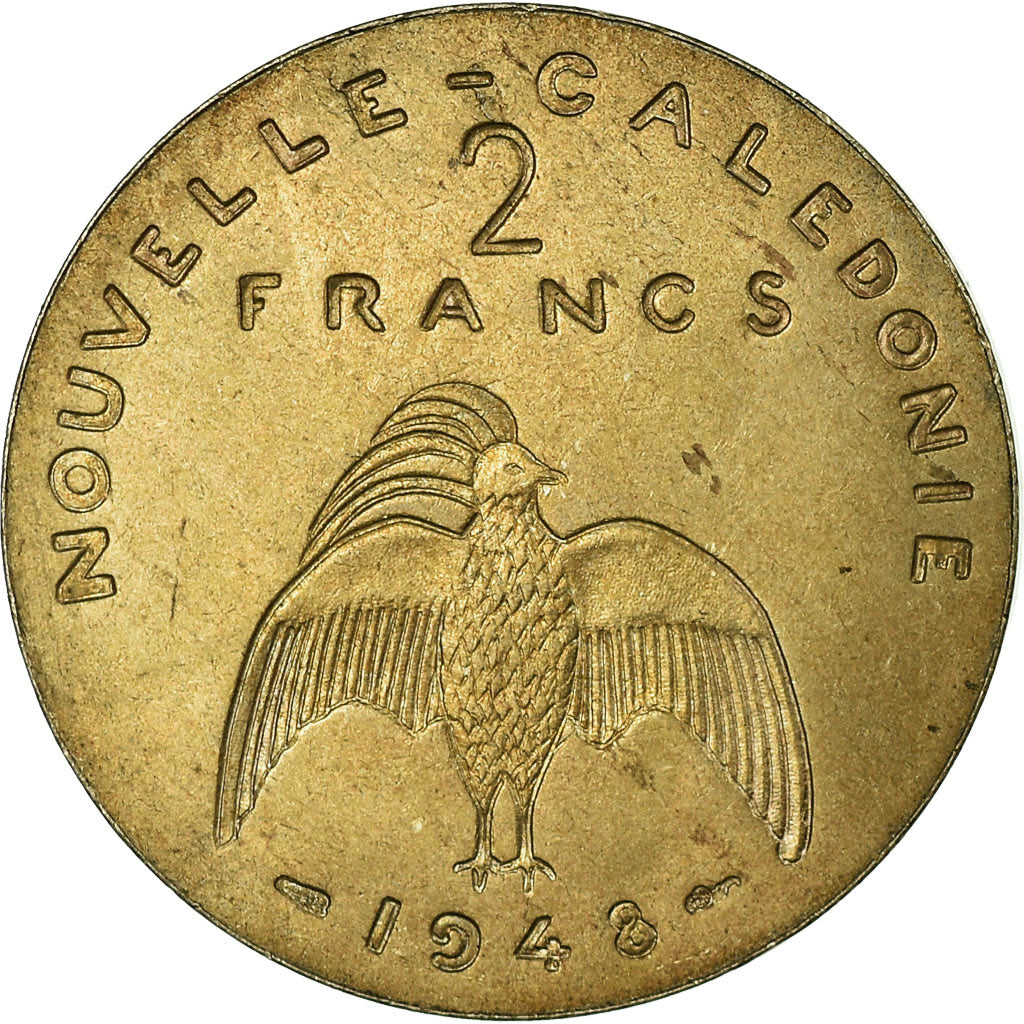 Coin, New Caledonia, 2 Francs, 1948, Paris, ESSAI, EF(40-45), Nickel-Bronze