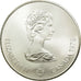 Moneda, Canadá, Elizabeth II, 5 Dollars, 1976, Ottawa, FDC, Plata, KM:109