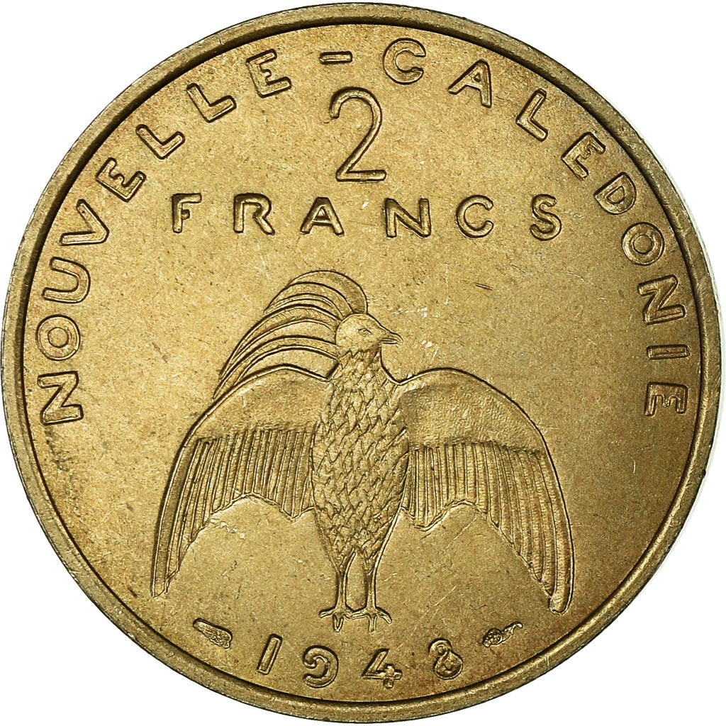 Coin, New Caledonia, 2 Francs, 1948, Paris, ESSAI, EF(40-45), Nickel-Bronze
