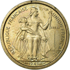 Coin, New Caledonia, 50 Centimes, 1949, Paris, ESSAI, AU(55-58), Copper-nickel