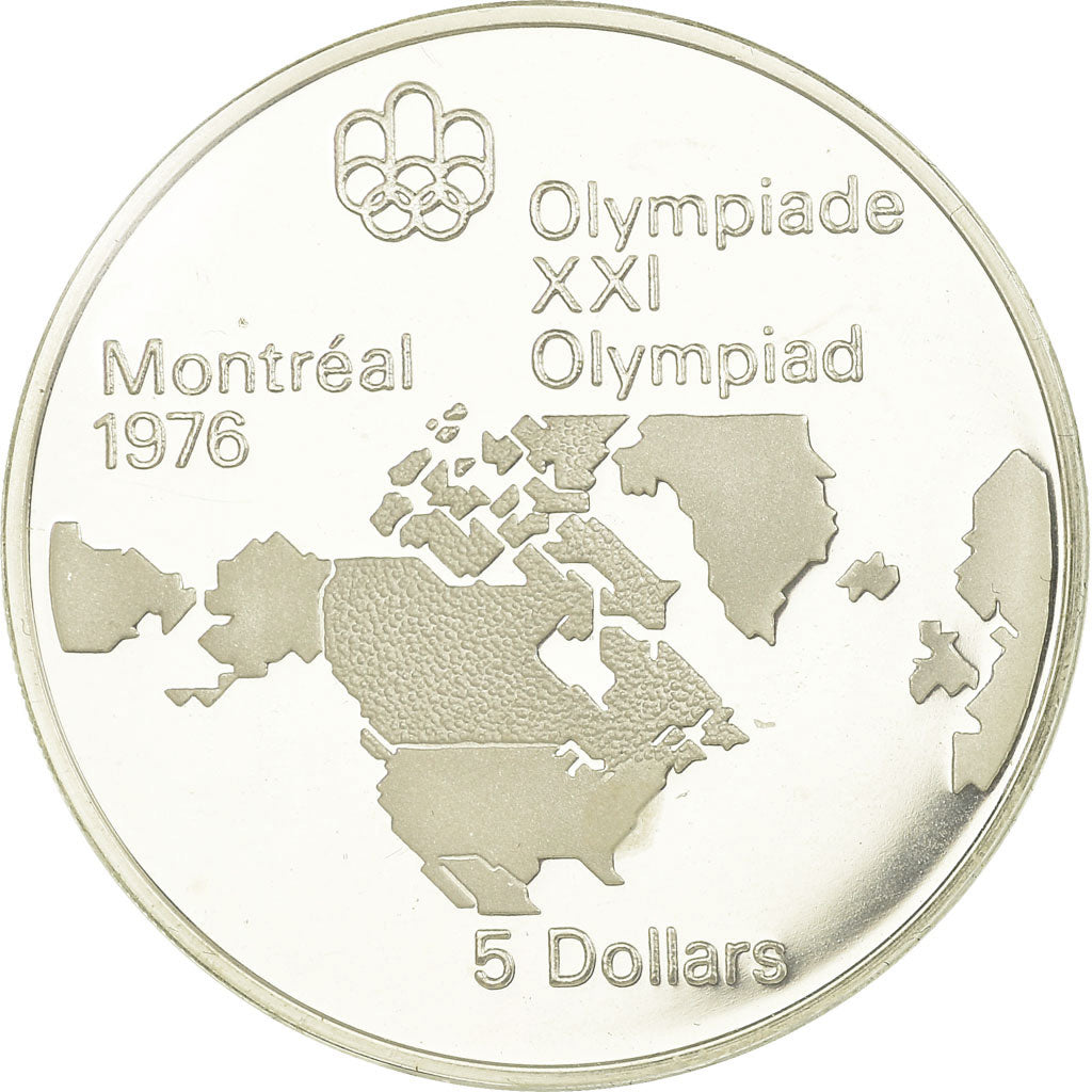 Coin, Canada, Elizabeth II, 5 Dollars, 1973, Royal Canadian Mint, Ottawa, Proof